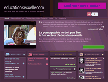 Tablet Screenshot of ados.educationsensuelle.com